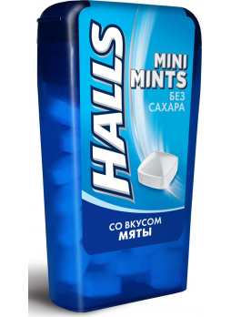 Конфеты HALLS Mini Mints мята, 12,5г