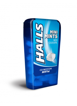Конфеты HALLS Mini Mints мята, 12,5г