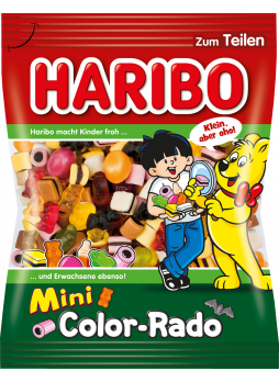 Жевательные конфеты Haribo Колор-Радо Мини c лакрицей и какао 175г