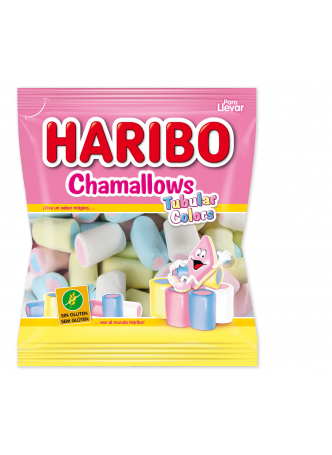 Конфеты зефирные HARIBO Chamallows Tubular, 90г оптом