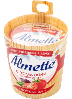 Сыр творожный Альметте с томатами по-итальянски 57% 150г