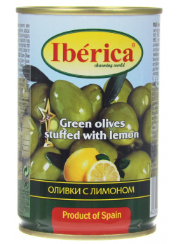 Оливки Iberica с лимоном, 300г