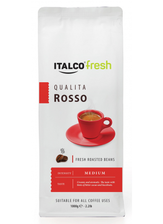 Кофе в зёрнах ITALCO Qualita Rosso, 1000гр