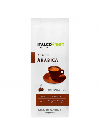 Кофе в зёрнах ITALCO Arabica Brazil, 1000гр оптом