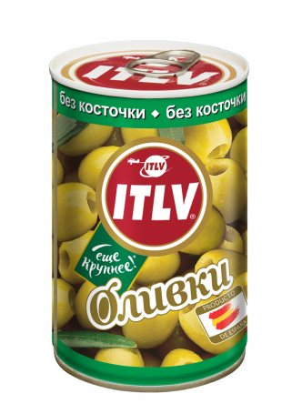 Оливки зеленые без косточки ITLV, 314мл оптом