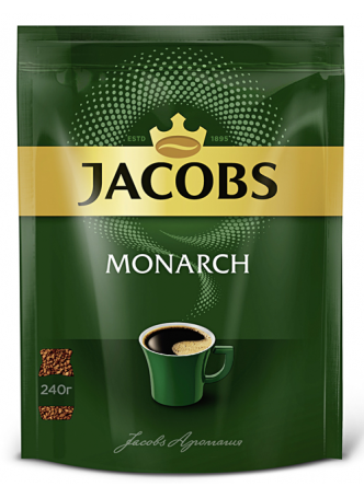 JACOBS Monarch Кофе растворимый сублимированный Классический 240г оптом
