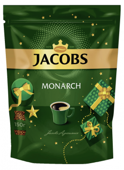 JACOBS Monarch Кофе растворимый сублимированный 150г