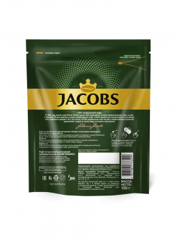 JACOBS Monarch Кофе растворимый сублимированный 150г