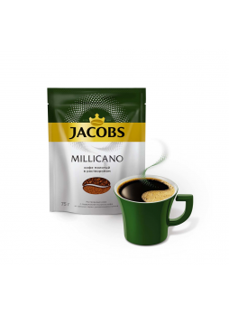 JACOBS Monarch Кофе молотый в растворимом Millicano 75г