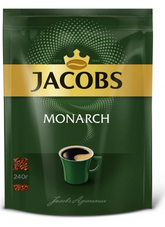 JACOBS Monarch Кофе растворимый сублимированный Классический 240г