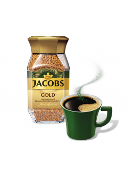JACOBS Кофе растворимый сублимированный Gold 95г