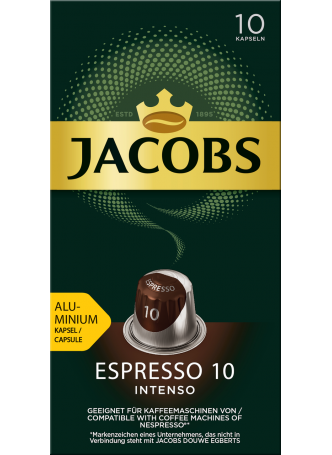 Кофе в капсулах JACOBS Espresso 10 Intenso, 10шт оптом