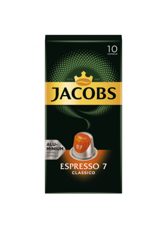 Кофе в капсулах JACOBS Espresso 7 Classico, 10шт