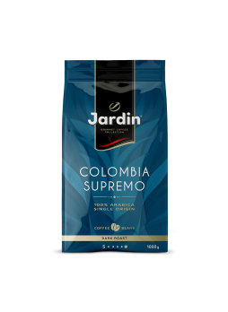 Jardin Кофе в зернах натуральный жареный Colombia Supremo 1кг