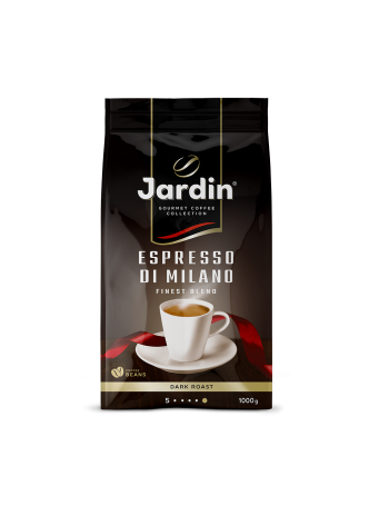 Jardin Кофе в зернах натуральный жареный Эспрессо ди Милано 1кг оптом
