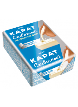 Сыр плавленый сливочный Карат, 45%, 90 г, БЗМЖ