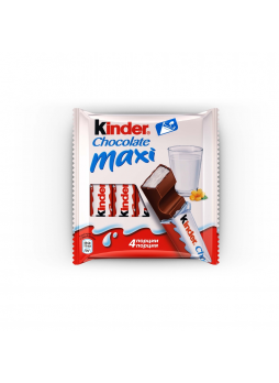 Шоколад Молочный Kinder® Chocolate Maxi с молочной начинкой, 84г