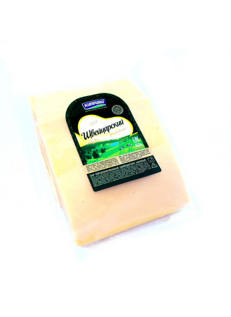 Сыр швейцарский КИПРИНО Premium слайсы, 350г БЗМЖ оптом