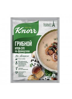 Крем-суп KNORR по-французски грибной, 49г