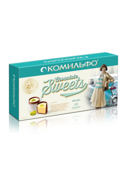 Шоколадные конфеты КОМИЛЬФО с Фисташками, 116г