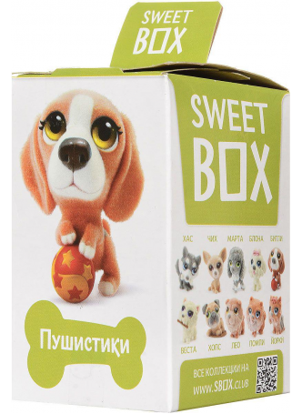 Мармелад с игрушкой SWEET BOX Пушистики щенята супергерои, 10 г оптом