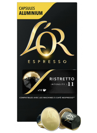 Кофе L\'OR Espresso Ristretto в капсулах молотый 52г оптом