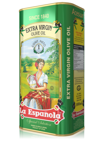 Масло оливковое LA ESPANOLA Extra Virgin ж/б, 1л оптом