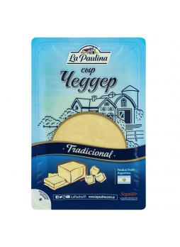 Сыр полутвердый LA PAULINA Чеддер 48% бзмж, 150 г