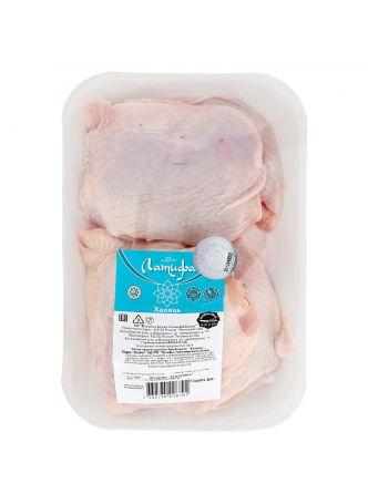 Бедро цыпленка-бройлера Латифа Халяль Особое охлажденное на подложке 0.6-1.6 кг оптом