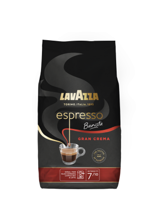 Кофе в зернах LAVAZZA натуральный жареный Gran Crema Espresso 1кг оптом