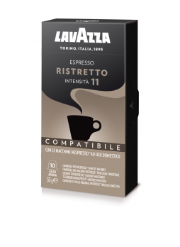 Кофе в капсулах LAVAZZA Espresso Ristretto для кофемашин Nespresso 10 шт