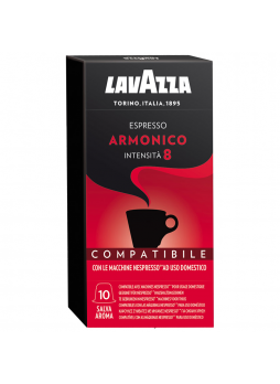 Кофе в капсулах LAVAZZA Espresso Armonico для кофемашин Nespresso 10 шт.