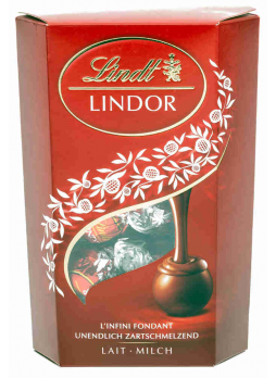 Конфеты Lindt Lindor из молочного шоколада с начинкой, 200г