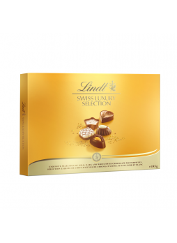 Шоколадные конфеты Lindt пралине Швейцарская роскошь, 195г