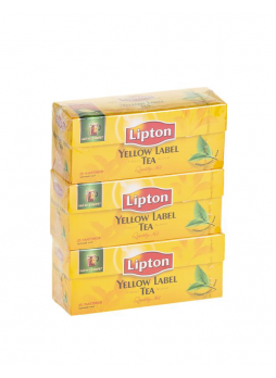 Чай LIPTON Yellow Label черный, 25х2 г