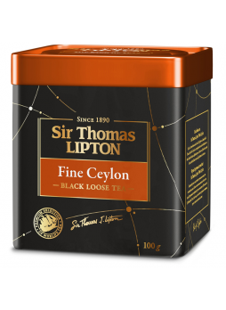 Чай Lipton Sir Thomas черный листовой Fine Ceylon, 100г