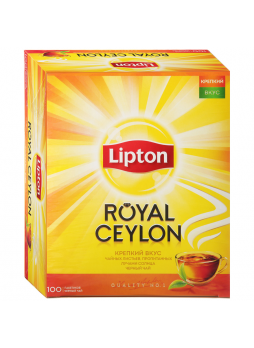 Lipton Чай черный Royal Ceylon, 100х2г