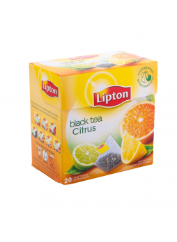 Чай LIPTON цитрусовый, 20х1,8г