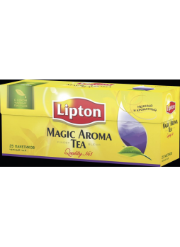 Чай LIPTON черный Earl grey, 25х2г