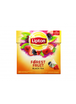 Lipton Чай черный с кусочками лесных ягод Forest Fruit, 20x1,8г