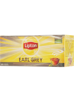 Чай черный LIPTON Earl Grey, 25х2 г