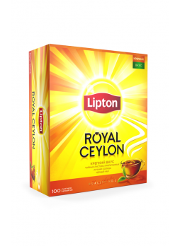 Lipton Чай черный пакетированный Royal Ceylon, 100x2г