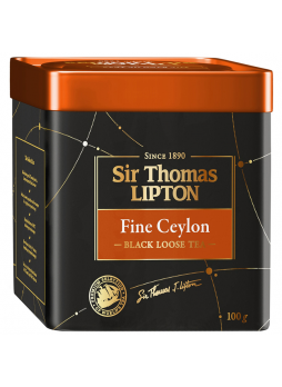 Чай Lipton Sir Thomas черный листовой Fine Ceylon, 100г