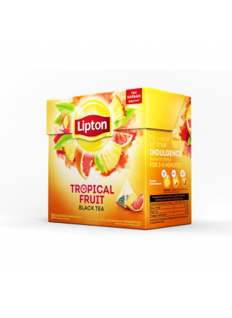 Чай LIPTON Тропические фрукты, 20х1,8г оптом