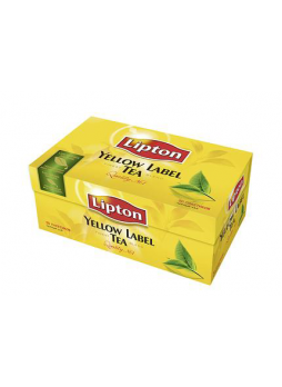 Чай черный LIPTON Yellow Label пакетированный, 50x2 г