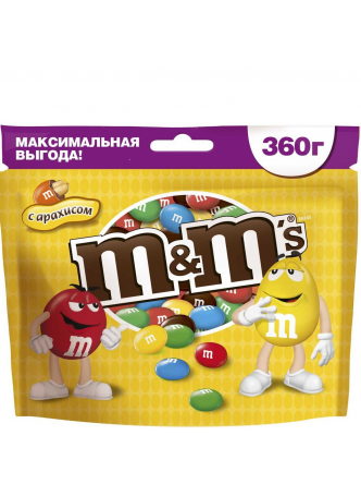 M&M's Драже с арахисом, 360г