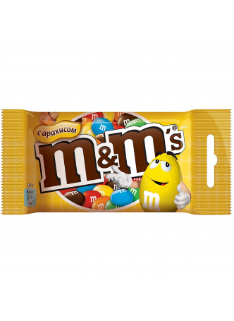 Драже M&M`s с арахисом и молочным шоколадом 45г
