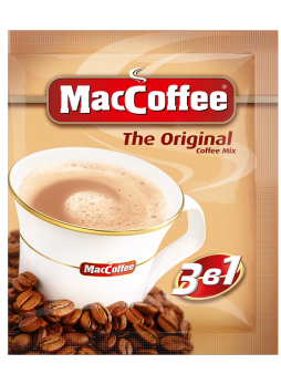 Напиток кофейный MacCoffee порционный растворимый The Original coffee mix 3в1, 100*20г