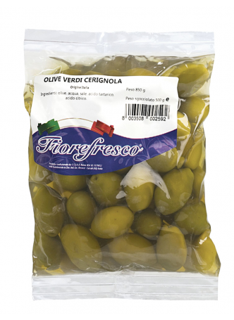 Оливки FIOREFRESCO консервированные, 500г
