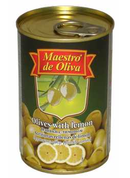 Maestro de Oliva Оливки с лимоном 300г